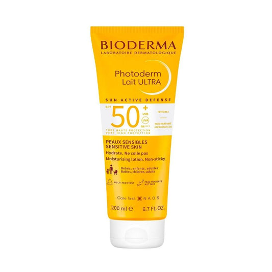 Bioderma Photoderm Lait Ultra SPF 50+ Sunscreen Lotion for Sensitive Skin - 200ml by Beauty Care Bag