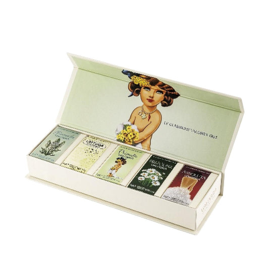 Valobra Primula Gift Set 5-Piece Soap Set by Beauty Care Bag