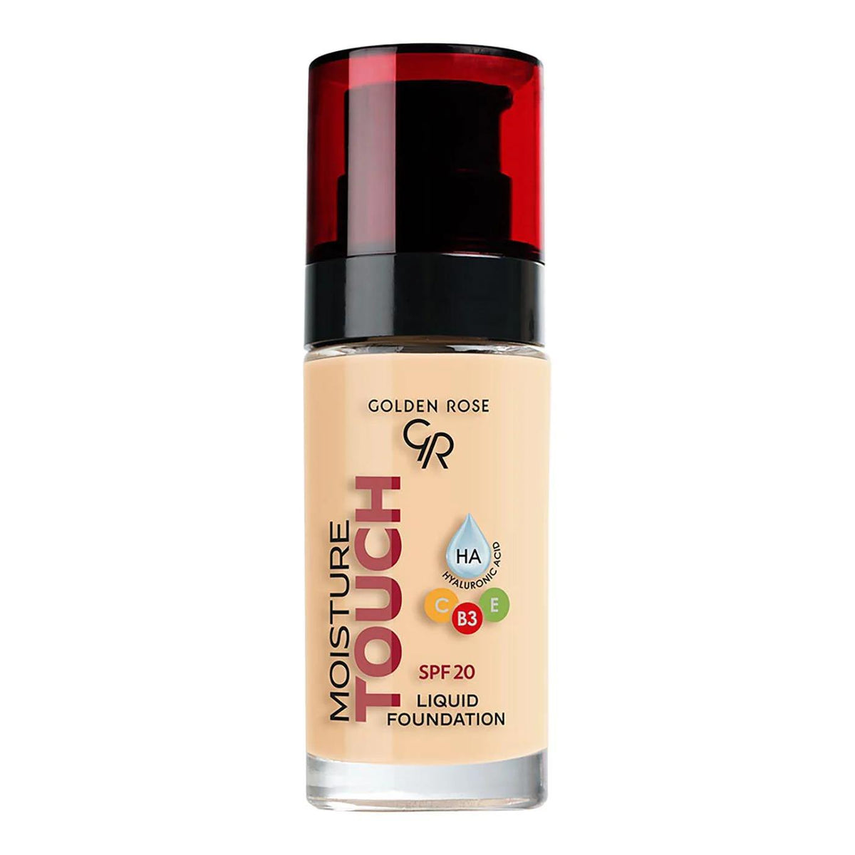 Golden Rose Moisture Touch Liquid Foundation SPF 20 No104 30ml by Beauty Care Bag