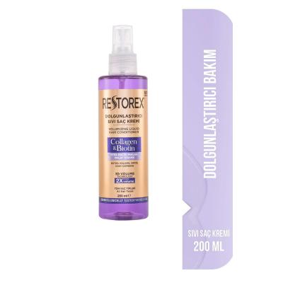 Restorex Collagen Biotin Leave-In Hair Cream for Nourished & Voluminous Hair - 6.76 fl oz by Beauty Care Bag