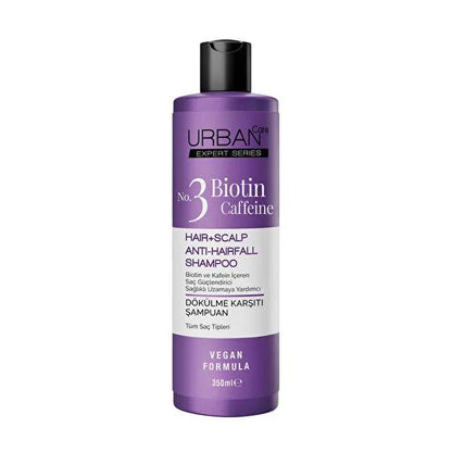 Urban Care Expert Series Biotin and Caffeine Shampoo - Nourishing, Sulfate-Free, 11.83 fl oz by Beauty Care Bag