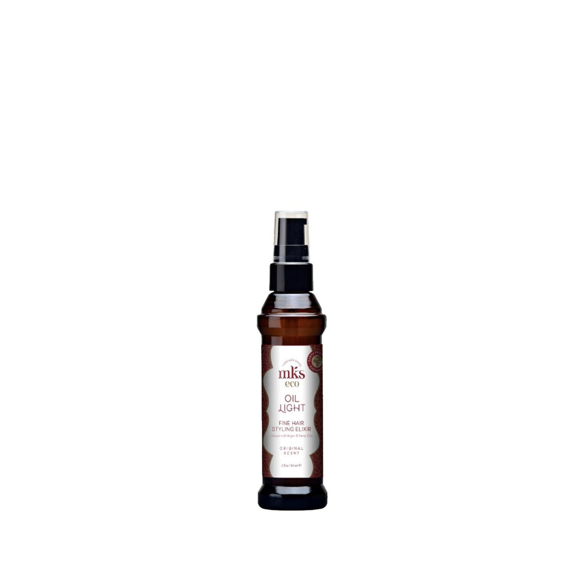 MKS Eco Oil Hair Styling Elixir Original - 60ml Smoothing & Nourishing Hair Care Product by Beauty Care Bag