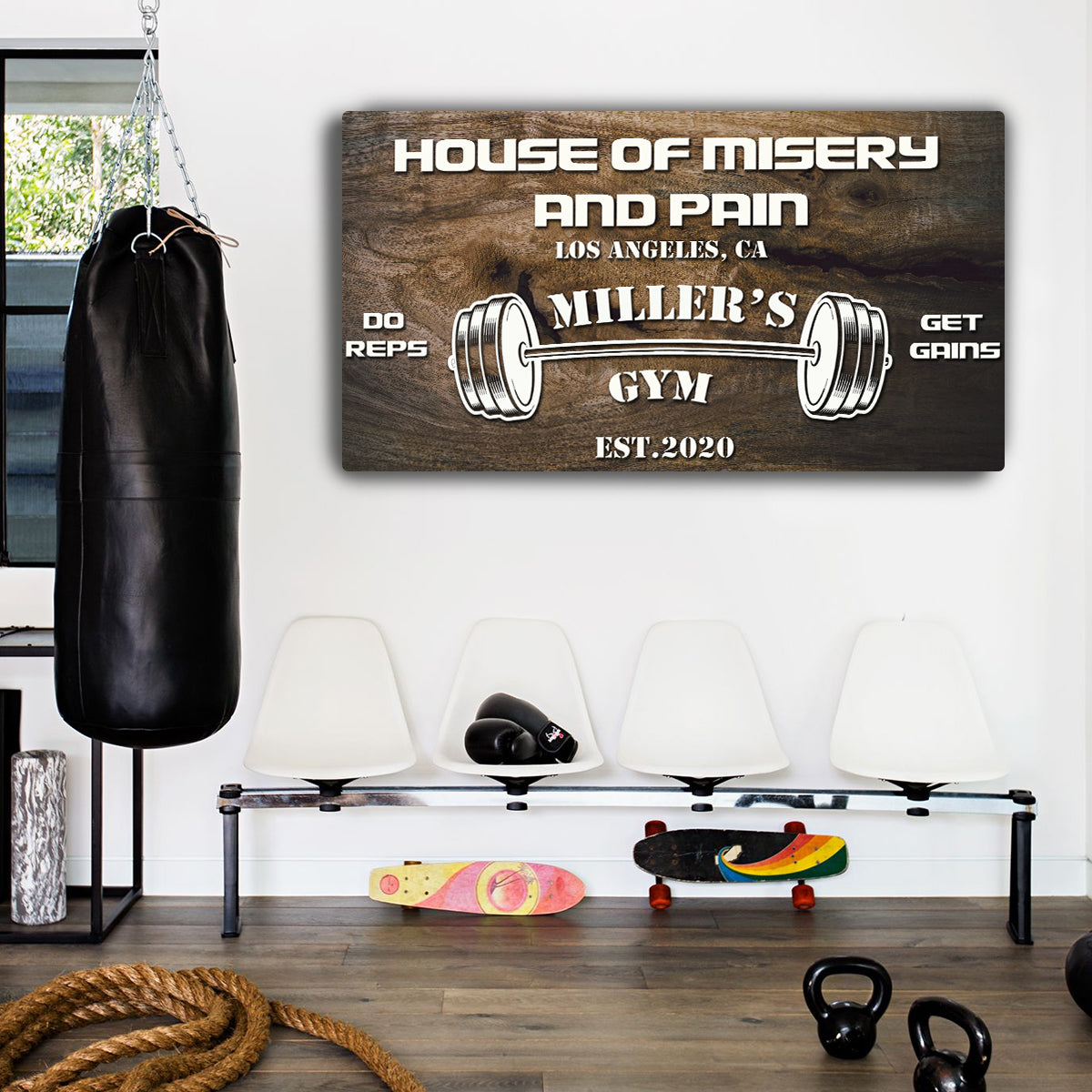 Gym Sign IV by Tailored Canvases