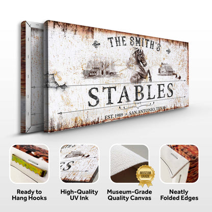 Rustic Stables Decor Sign by Tailored Canvases