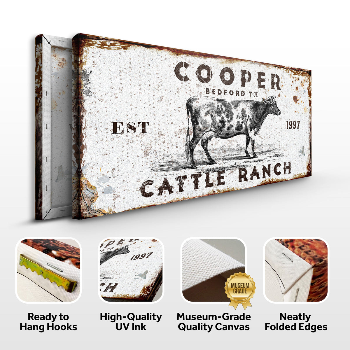Cattle Ranch Rustic - LP1 by Tailored Canvases
