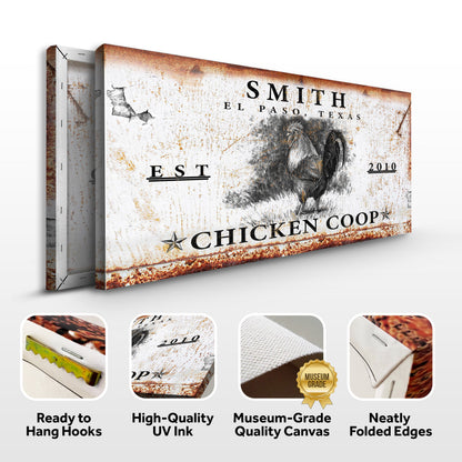 Chicken Coop Sign VI by Tailored Canvases