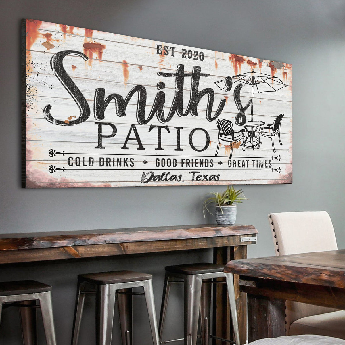 Family Patio Sign II by Tailored Canvases