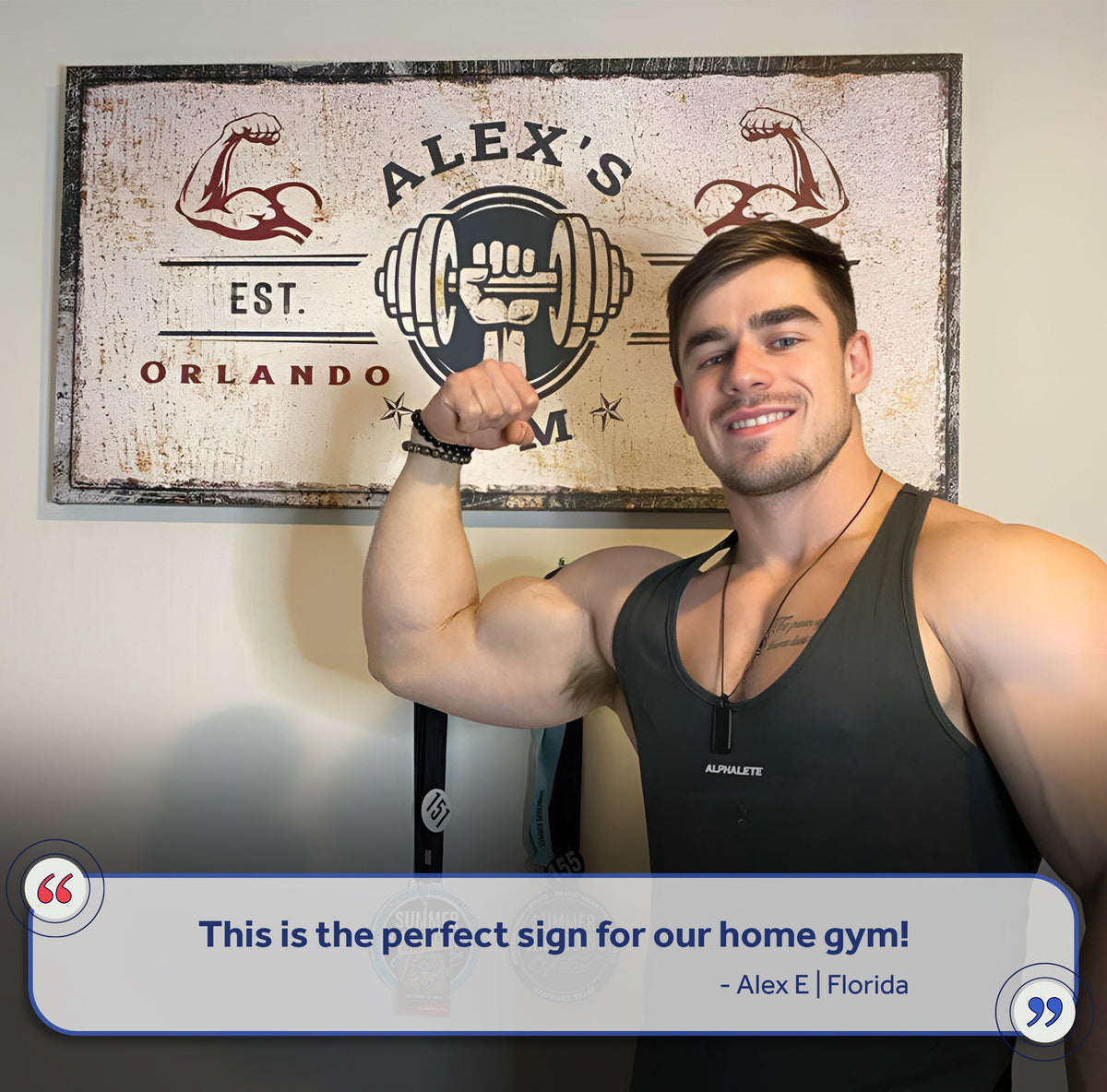 Gym Sign V by Tailored Canvases
