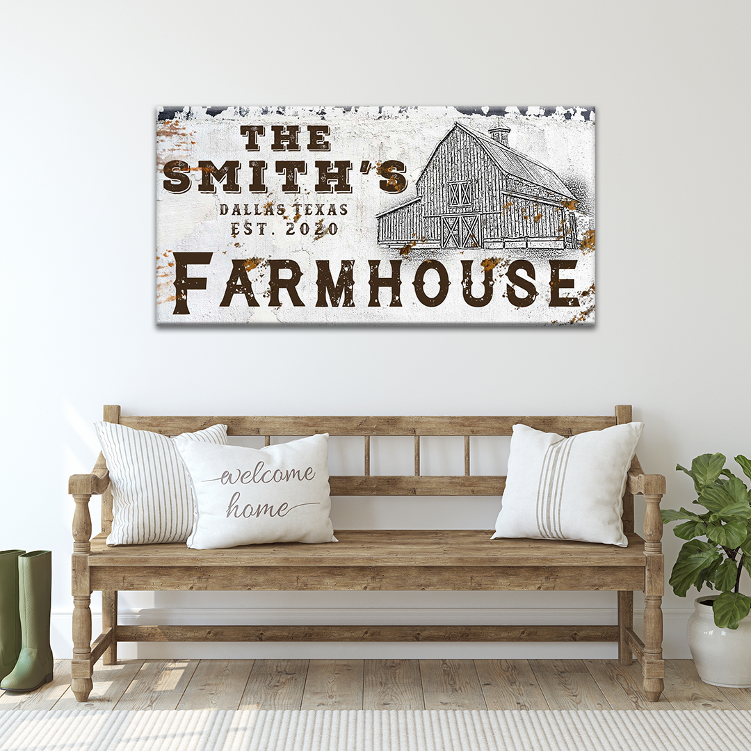 Farmhouse Sign IV by Tailored Canvases