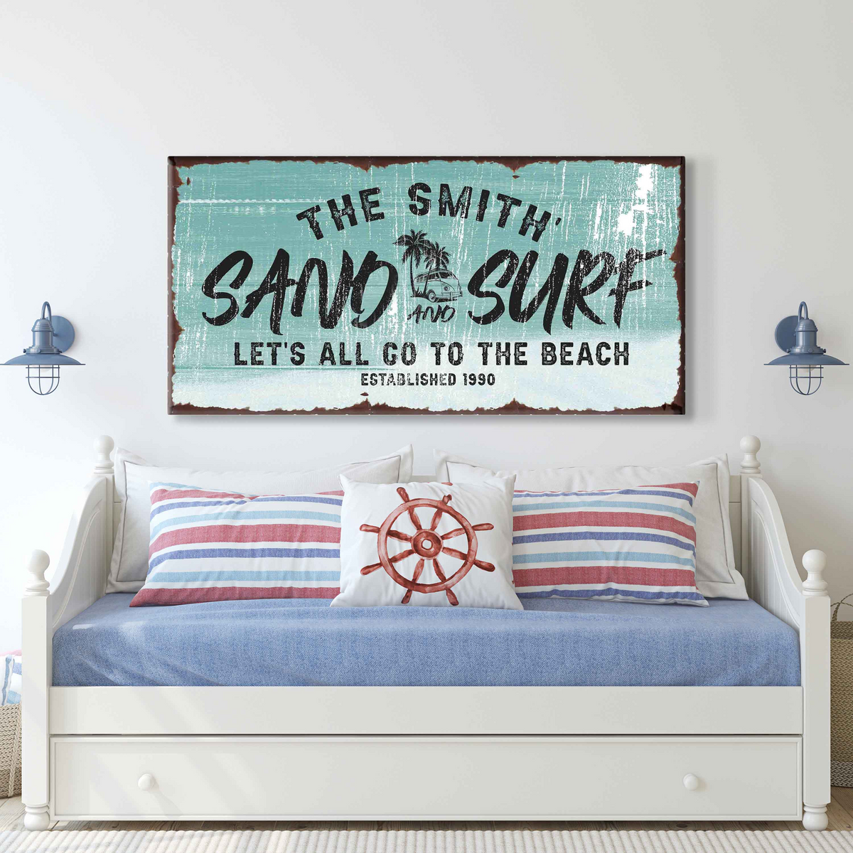 Sand and Surf Sign II by Tailored Canvases