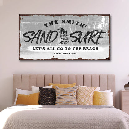 Sand and Surf Sign VI by Tailored Canvases