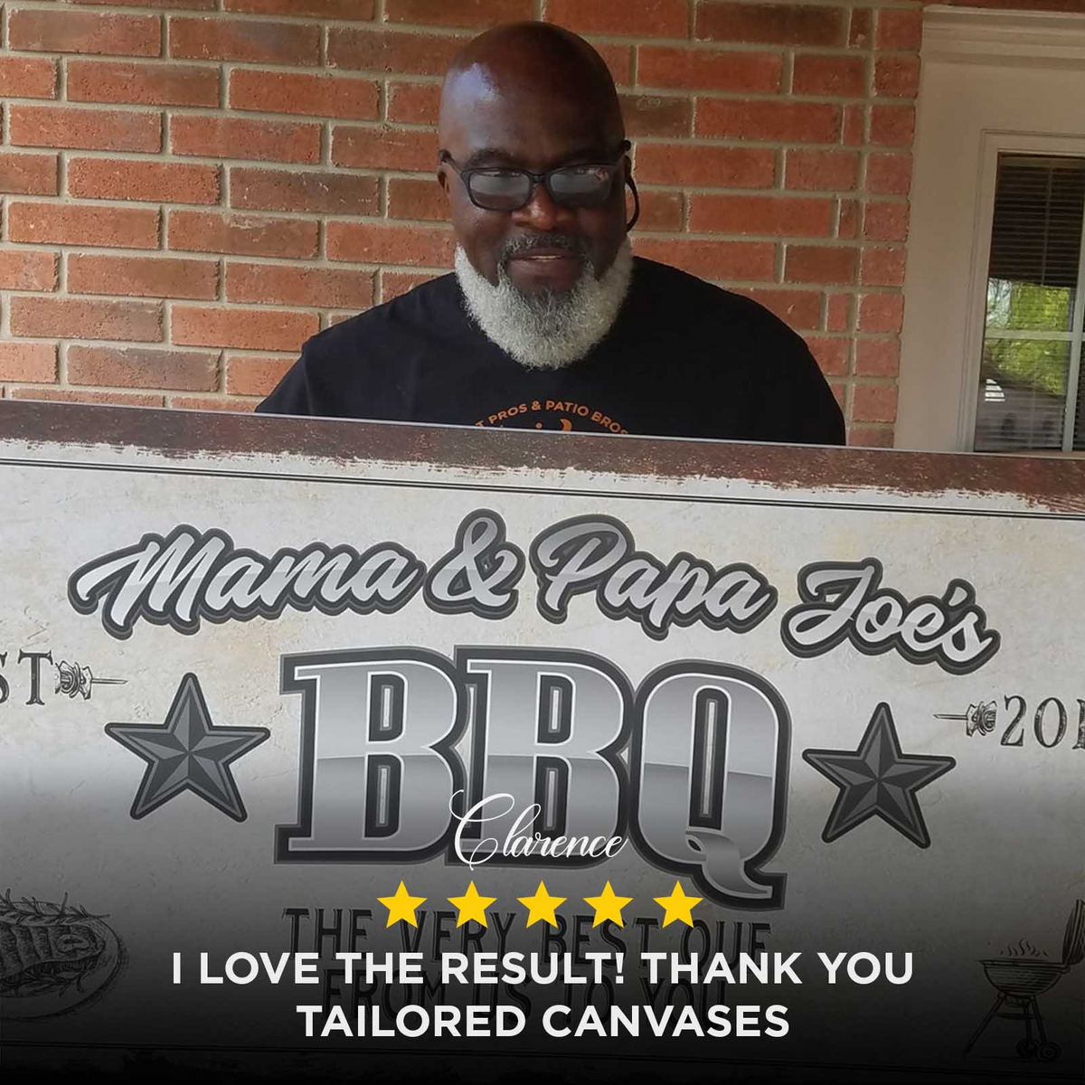 Personalized Bar and Grill Sign by Tailored Canvases