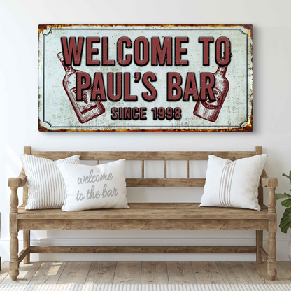 Bar Sign III by Tailored Canvases