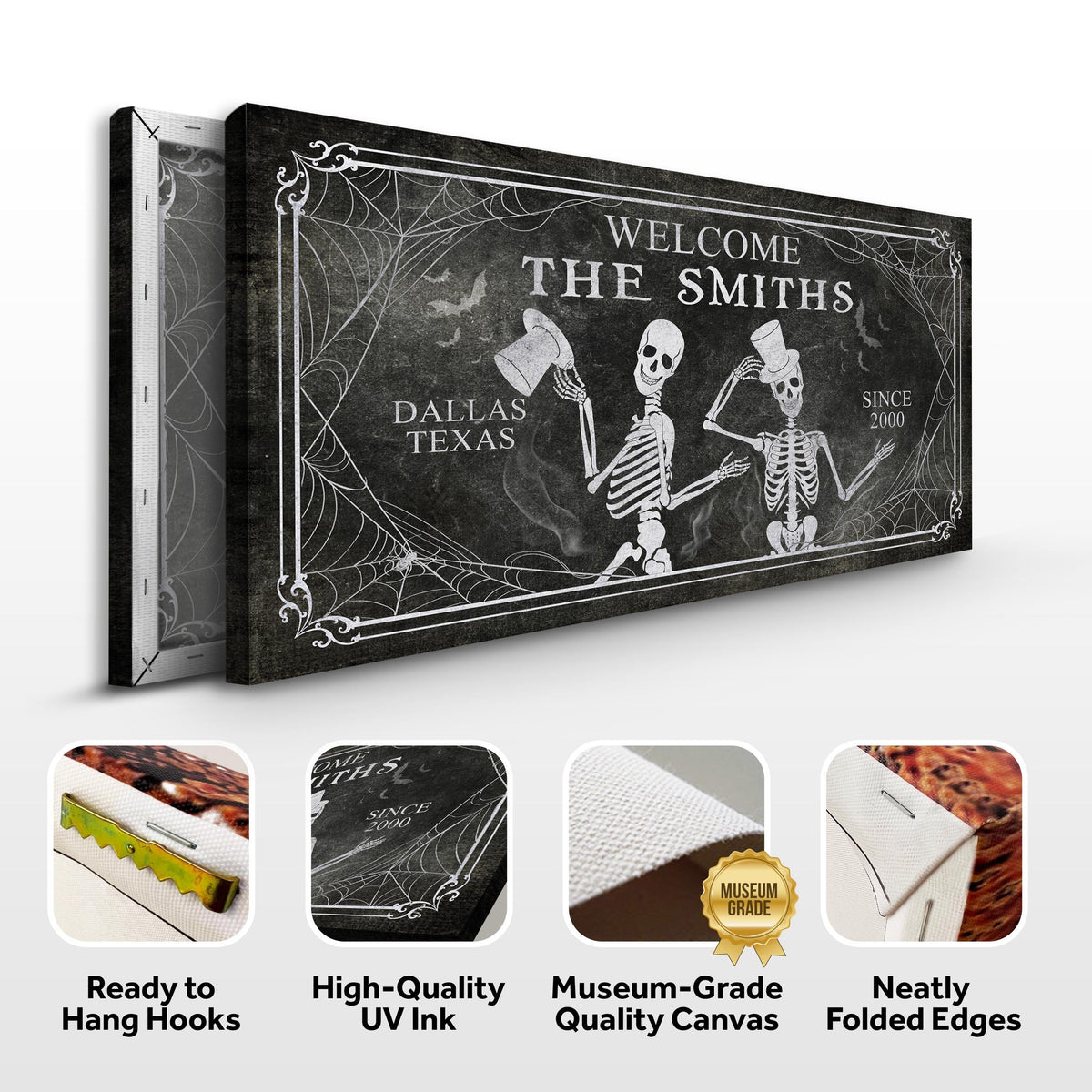 Gothic Welcome Sign by Tailored Canvases