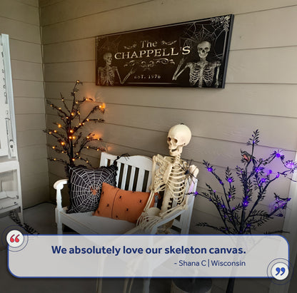 Gothic Family Sign by Tailored Canvases