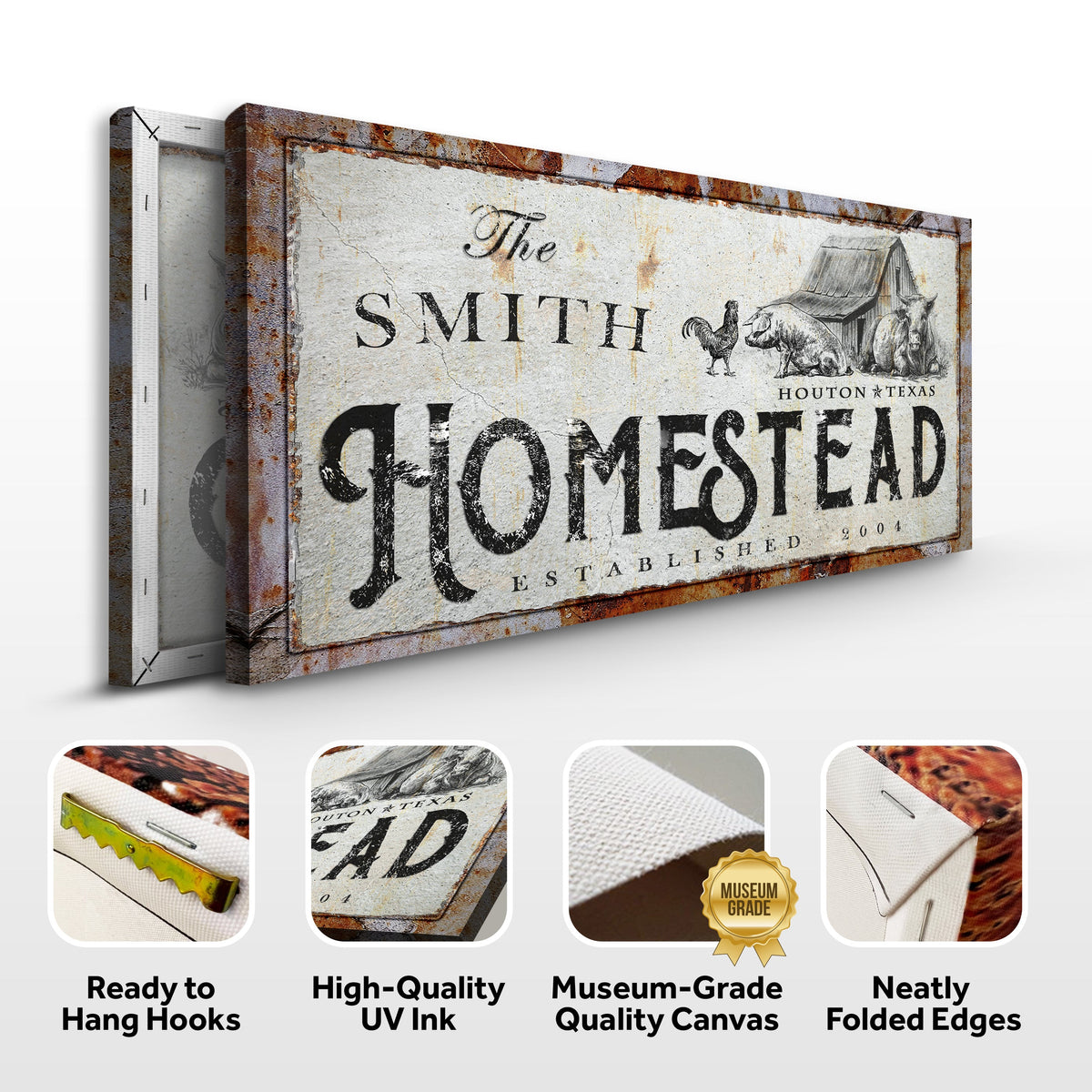 Homestead Sign by Tailored Canvases