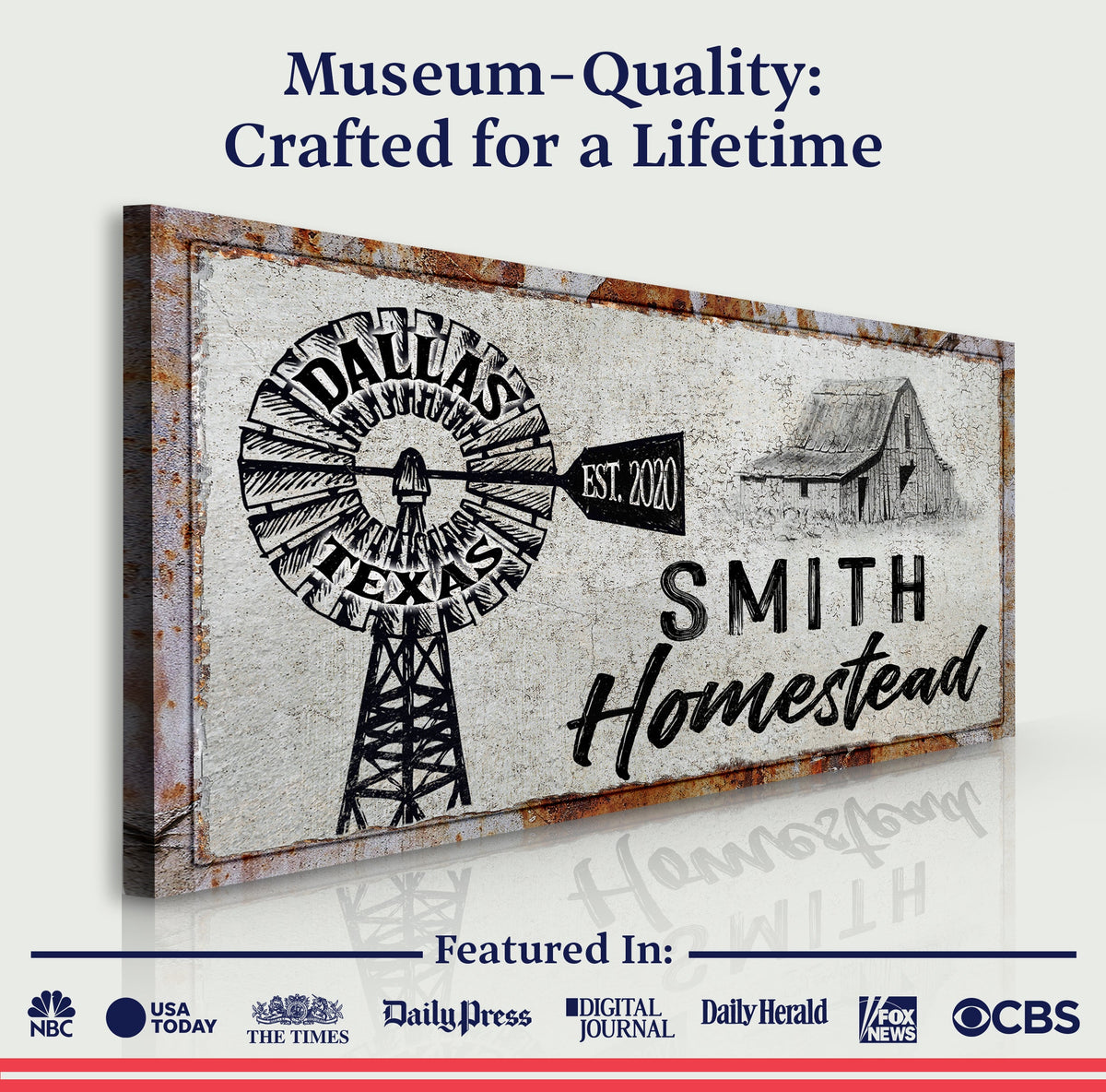 Homestead Sign II by Tailored Canvases