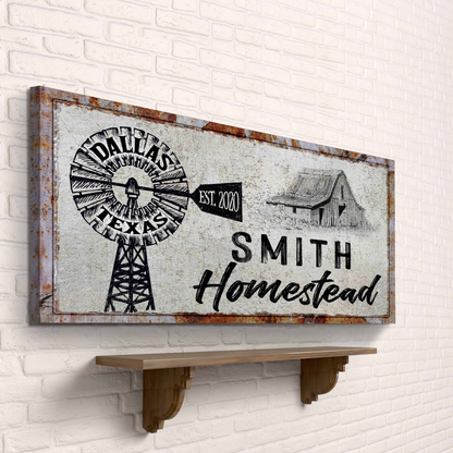 Homestead Sign II by Tailored Canvases