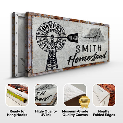 Homestead Sign II by Tailored Canvases