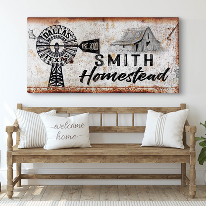 Homestead Sign II by Tailored Canvases