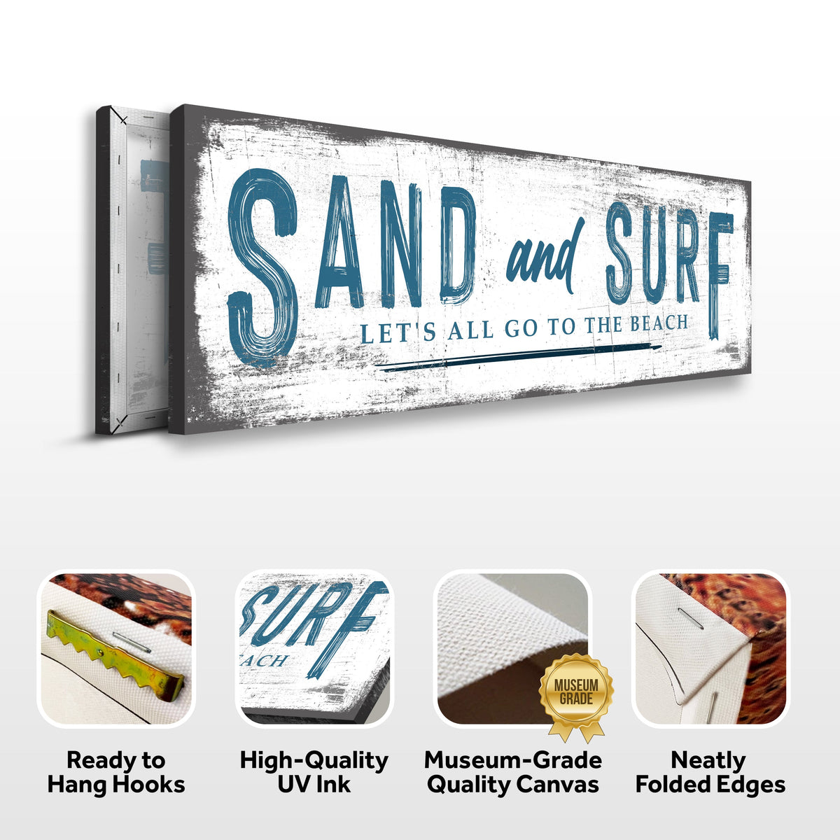 Sand And Surf Sign (Free Shipping) by Tailored Canvases