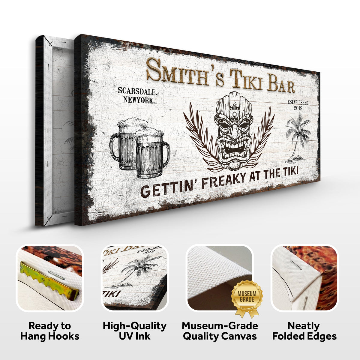 Tiki Bar Sign II by Tailored Canvases