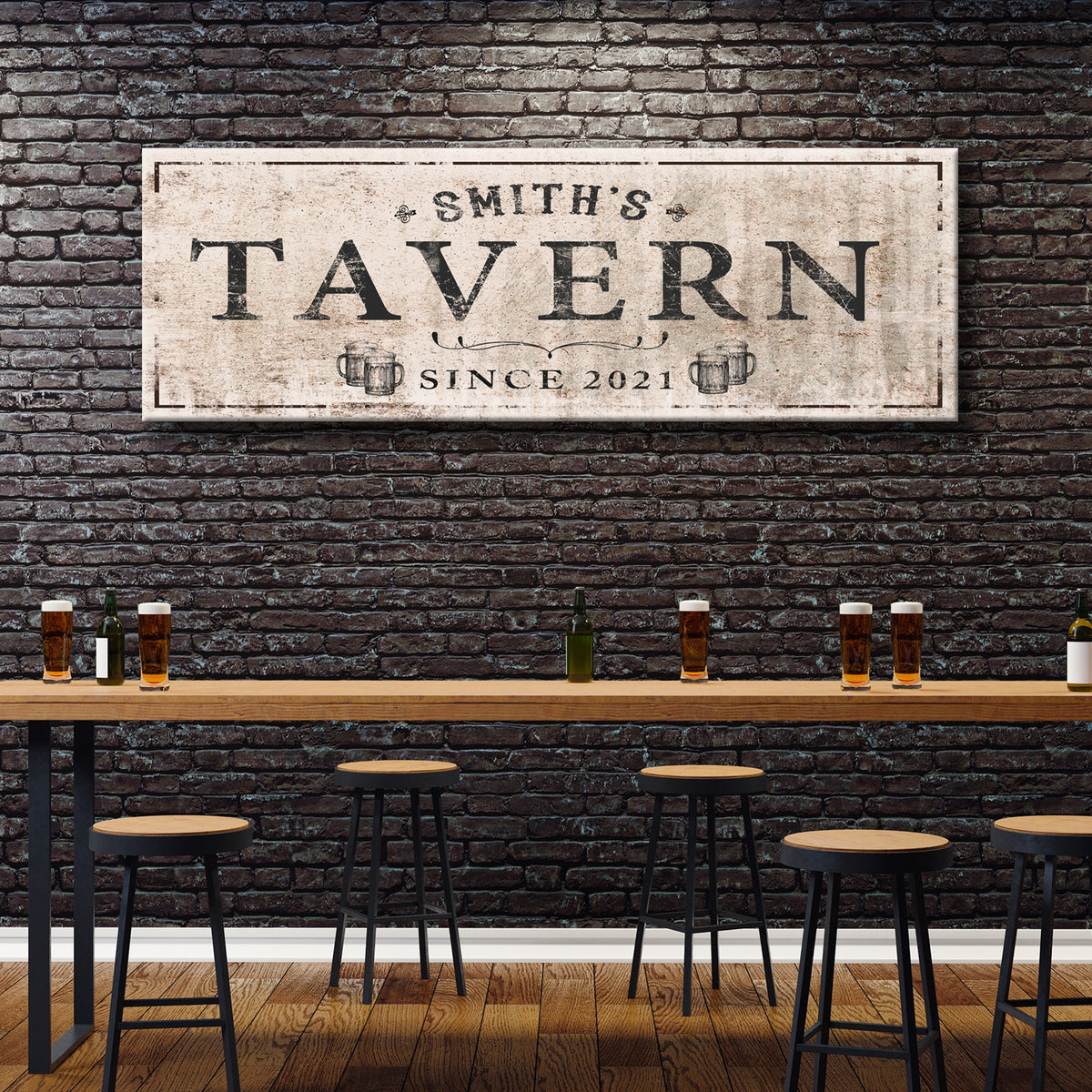 Family Tavern Sign by Tailored Canvases