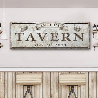 Family Tavern Sign by Tailored Canvases