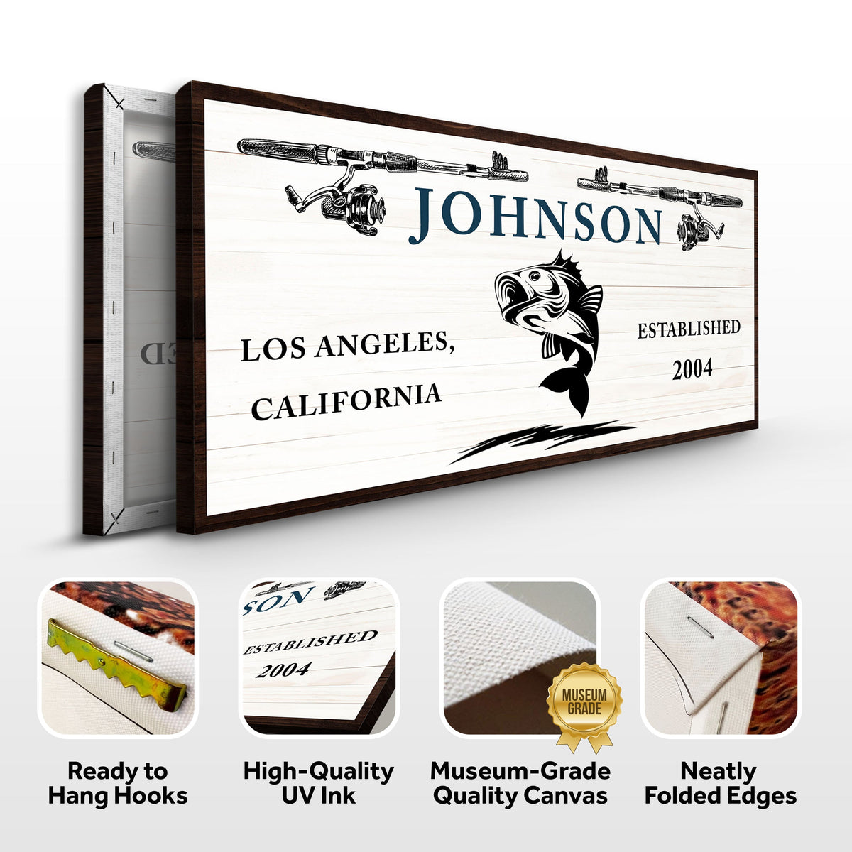 Catching Fish Sign by Tailored Canvases