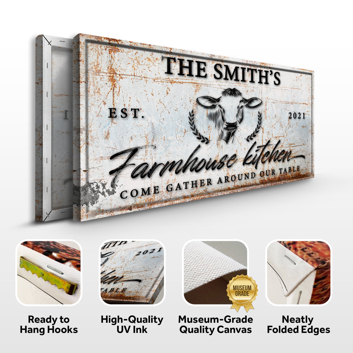 Farmhouse Kitchen Sign by Tailored Canvases