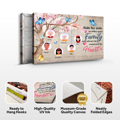Family Will Always Be Connected By Heart Sign II by Tailored Canvases
