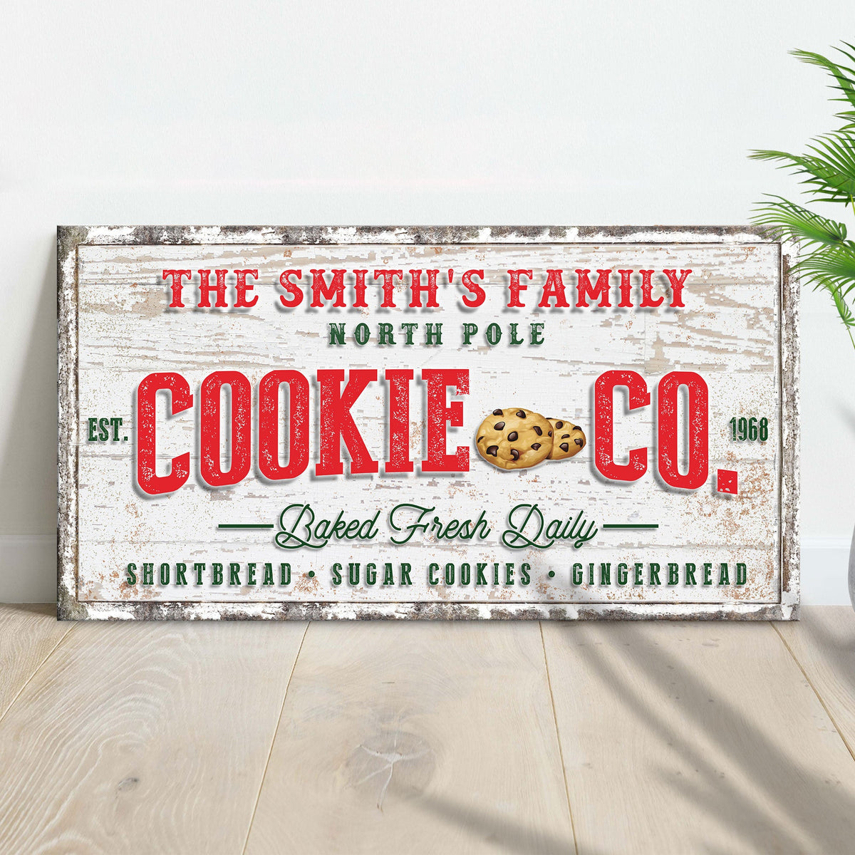 Christmas Cookie Co Sign by Tailored Canvases