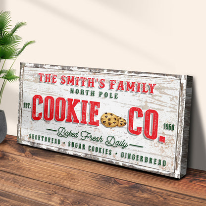 Christmas Cookie Co Sign by Tailored Canvases