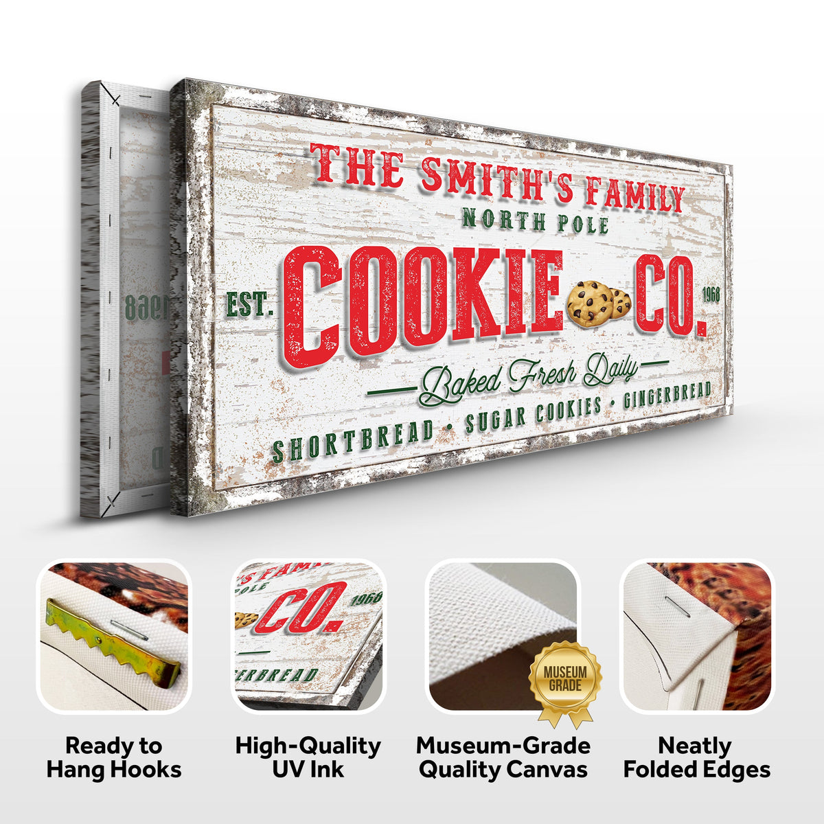 Christmas Cookie Co Sign by Tailored Canvases
