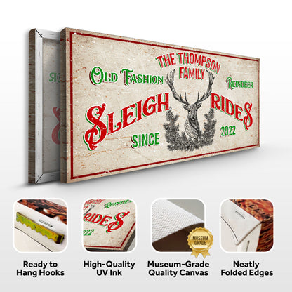 Christmas Reindeer Sign by Tailored Canvases