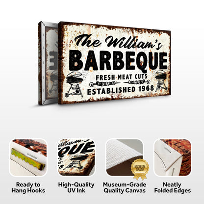 BBQ Sign IV by Tailored Canvases