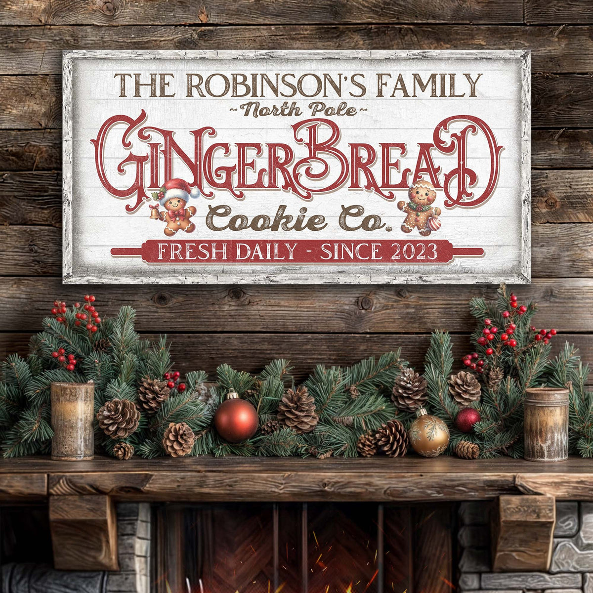 Classic Bakery Sign by Tailored Canvases