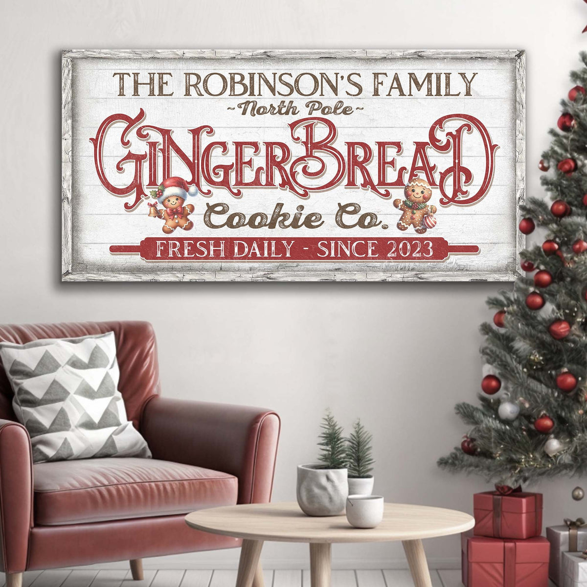 Classic Bakery Sign by Tailored Canvases