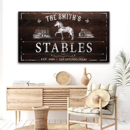 Rustic Stables Decor Sign by Tailored Canvases