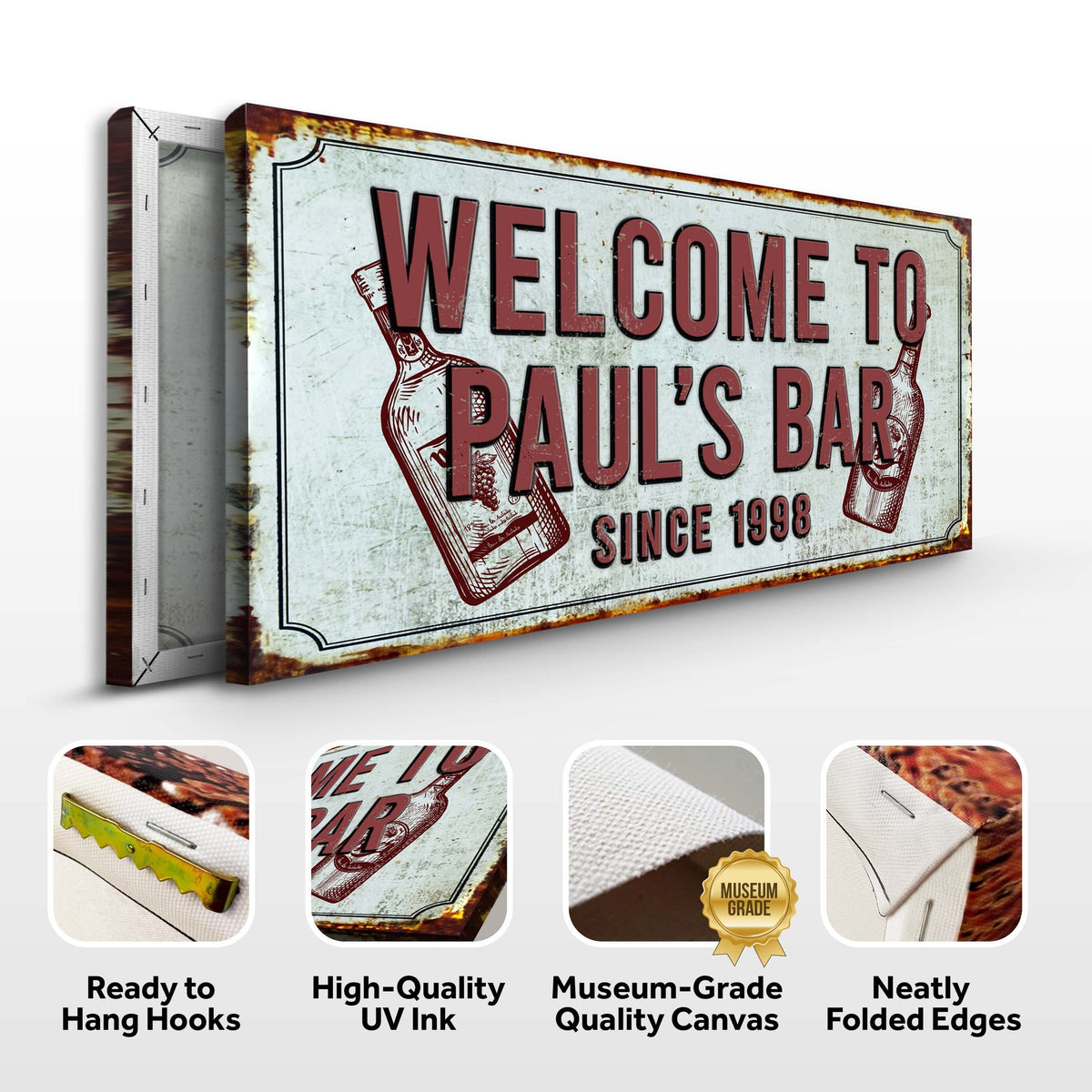 Bar Sign III by Tailored Canvases