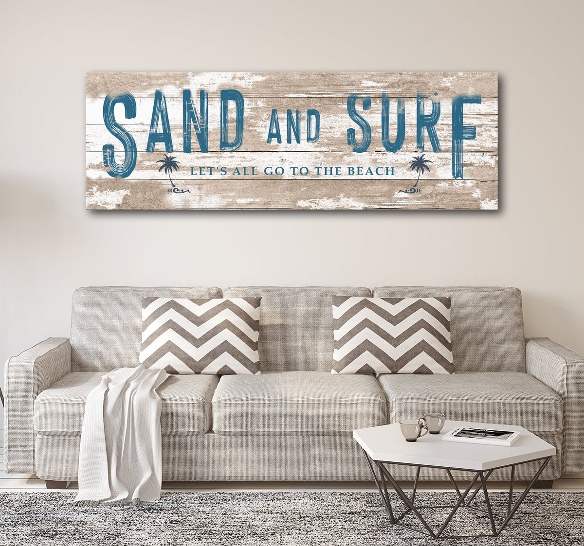 Sand And Surf Sign (Free Shipping) by Tailored Canvases
