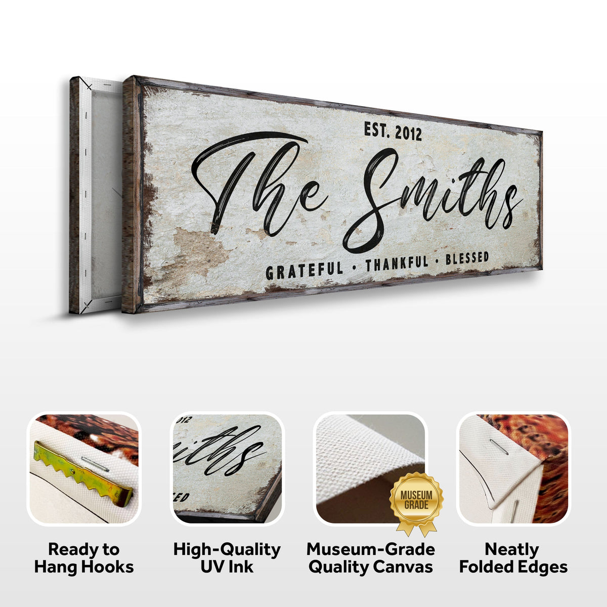 Thanksgiving Family Sign II by Tailored Canvases
