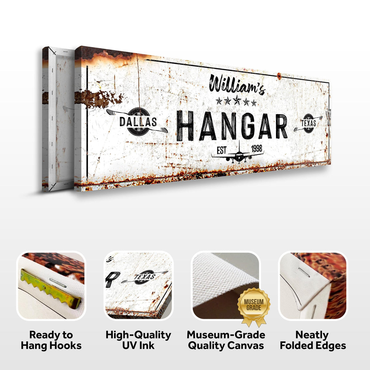 Hangar Sign II by Tailored Canvases