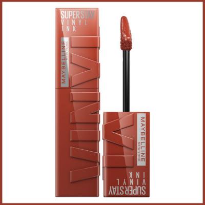 Maybelline New York Super Stay Vinyl Ink Lip Gloss - Long Lasting Shiny Finish -130 Extra by Beauty Care Bag