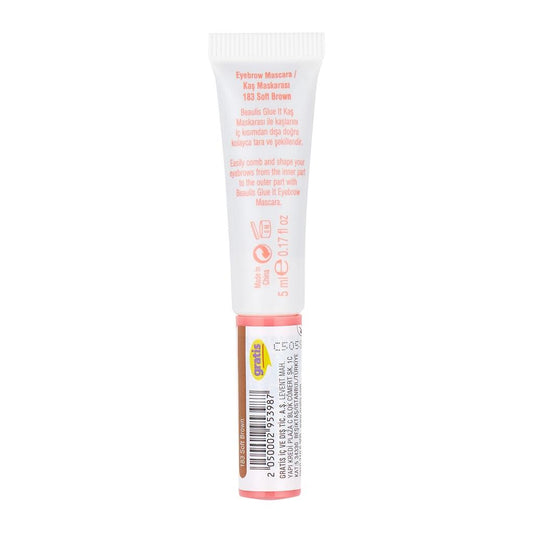 Beaulis Glue It Brow Mascara in Soft Brown 8ml by Beauty Care Bag