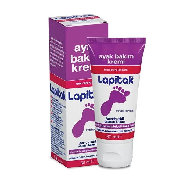Lapitak Foot Care Cream - Moisturizing, Anti-Aging, and Soothing for Dry, Cracked Heels - 2.03 fl oz by Beauty Care Bag