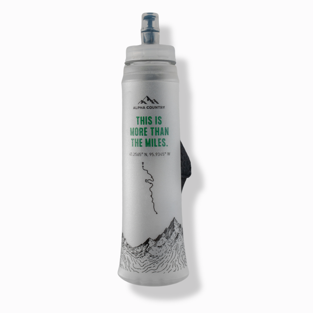 PEAK 500ml Soft Flask with Wrist Strap by Alpha Country Training + Nutrition