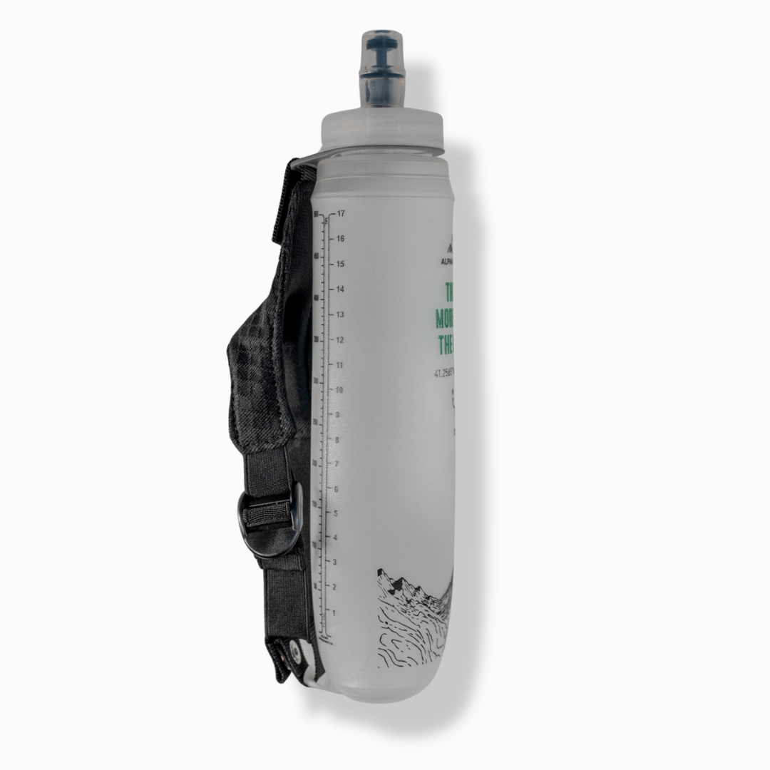 PEAK 500ml Soft Flask with Wrist Strap by Alpha Country Training + Nutrition