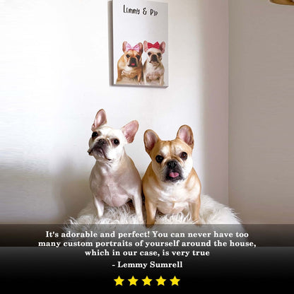 Pet Canvas Sign by Tailored Canvases
