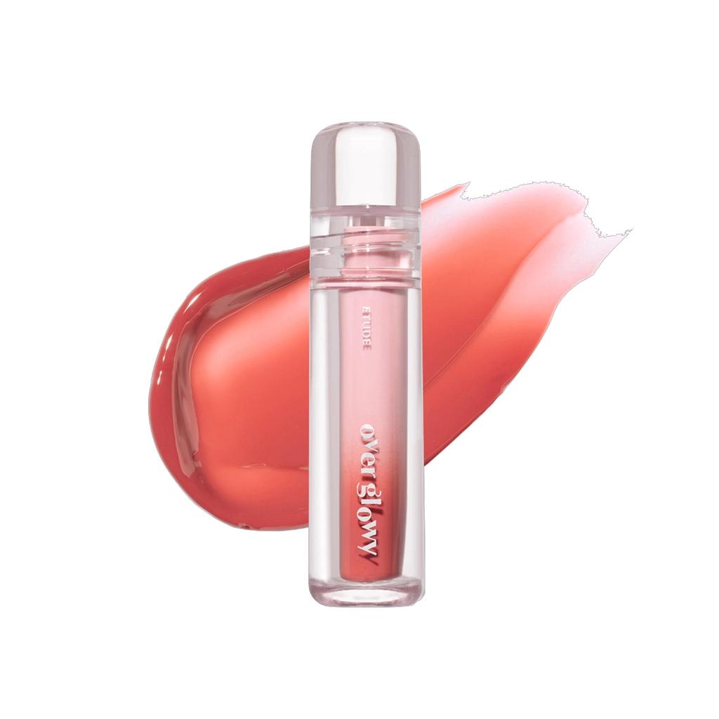 Etude Overglowy Tint 01 Scented Rose - Hydrating Lip Gloss 5g by Beauty Care Bag